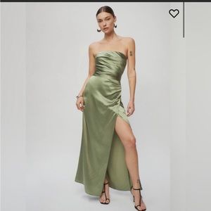 Reformation Barrow Silk Dress, sz 2